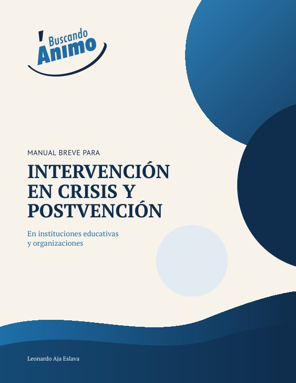 Portada del Manual breve para intervención en crisis y postvención